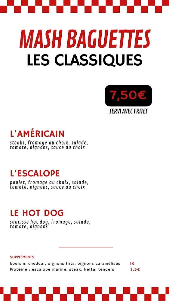 MASH - Smash & French Baguette - Menu Image 3